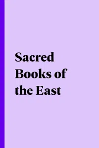 Sacred Books of the East_cover