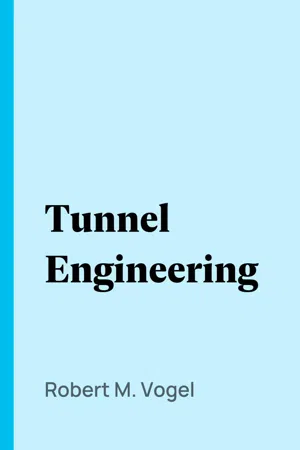 Tunnel Engineering