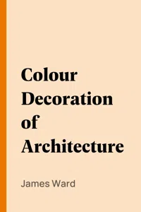 Colour Decoration of Architecture_cover