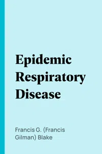 Epidemic Respiratory Disease_cover