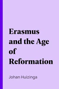 Erasmus and the Age of Reformation_cover