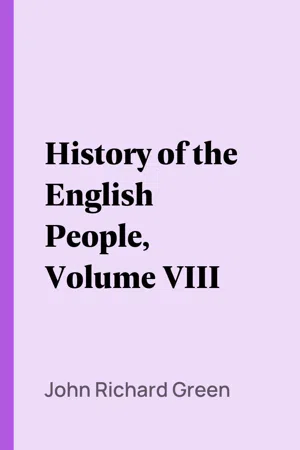 History of the English People, Volume VIII