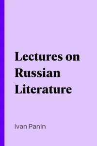 Lectures on Russian Literature_cover