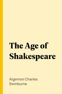 The Age of Shakespeare_cover