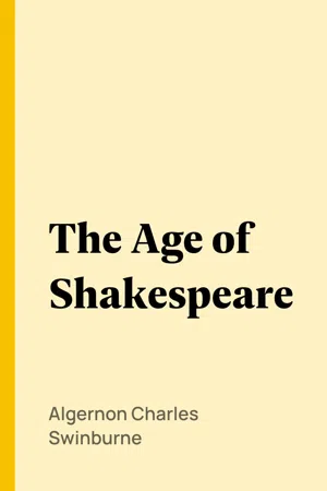 The Age of Shakespeare