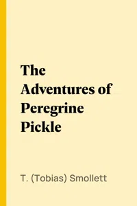 The Adventures of Peregrine Pickle_cover