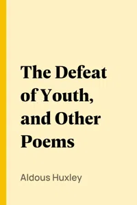 The Defeat of Youth, and Other Poems_cover