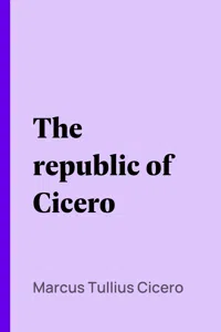 The republic of Cicero_cover
