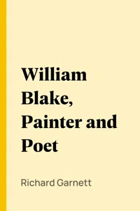 William Blake, Painter and Poet_cover