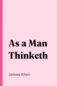 As a Man Thinketh_cover
