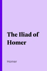 The Iliad of Homer_cover