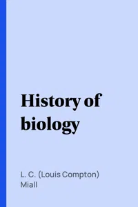 History of biology_cover