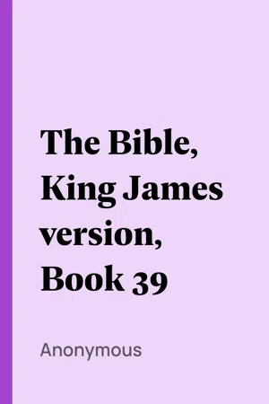 The Bible, King James version, Book 39