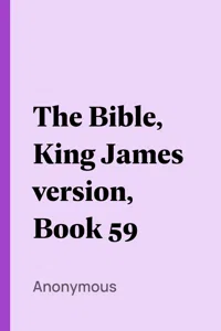 The Bible, King James version, Book 59_cover