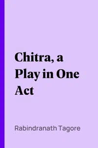 Chitra, a Play in One Act_cover