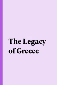 The Legacy of Greece_cover