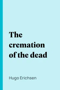 The cremation of the dead_cover