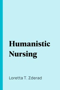 Humanistic Nursing_cover