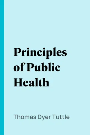 Principles of Public Health