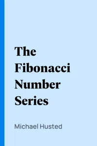 The Fibonacci Number Series_cover