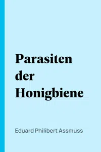 Parasiten der Honigbiene_cover