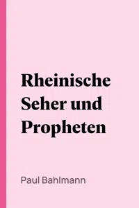 Rheinische Seher und Propheten_cover