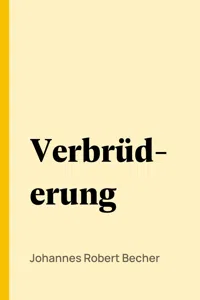 Verbrüderung_cover