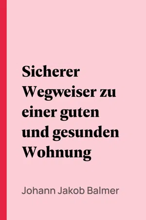 Sicherer Wegweiser zu einer guten und gesunden Wohnung