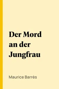 Der Mord an der Jungfrau_cover