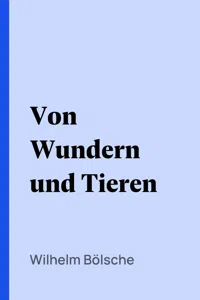 Von Wundern und Tieren_cover