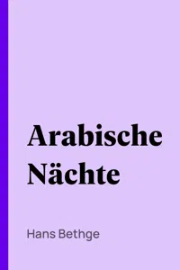 Arabische Nächte_cover