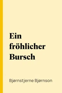 Ein fröhlicher Bursch_cover