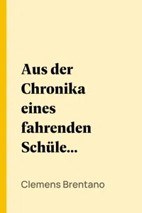 Aus der Chronika eines fahrenden Schülers_cover