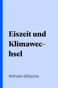 Eiszeit und Klimawechsel_cover