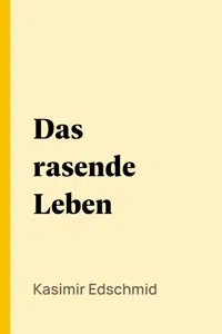 Das rasende Leben_cover