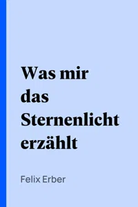 Was mir das Sternenlicht erzählt_cover