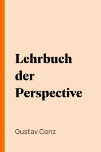 Lehrbuch der Perspective_cover