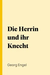 Die Herrin und ihr Knecht_cover