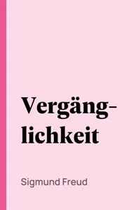 Vergänglichkeit_cover