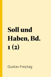 Soll und Haben, Bd. 1_cover