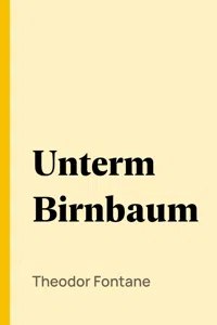 Unterm Birnbaum_cover