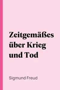 Zeitgemäßes über Krieg und Tod_cover