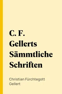 C. F. Gellerts Sämmtliche Schriften_cover