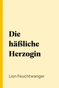 Die häßliche Herzogin_cover