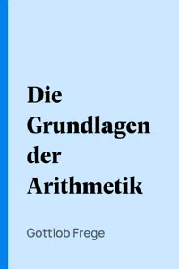 Die Grundlagen der Arithmetik_cover