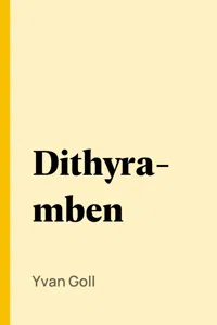 Dithyramben_cover