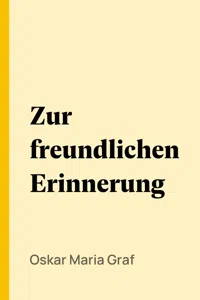 Zur freundlichen Erinnerung_cover