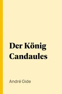 Der König Candaules_cover