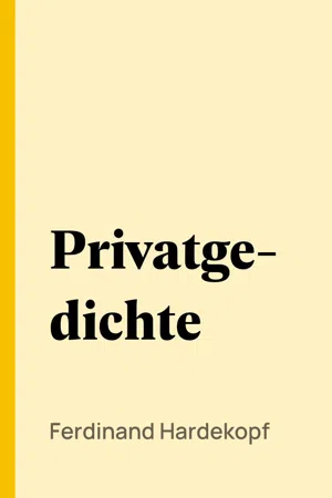 Privatgedichte