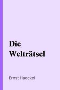 Die Welträtsel_cover